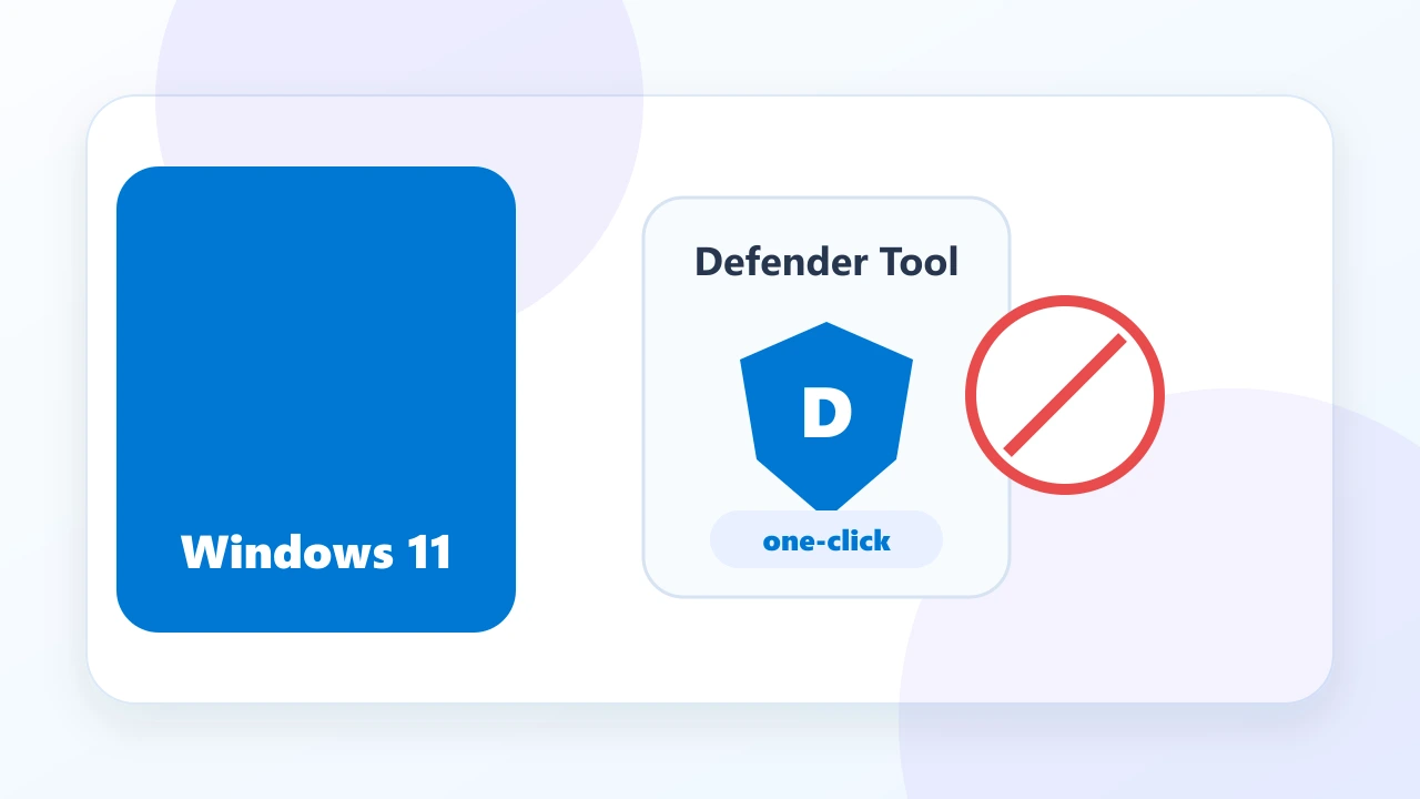 windows11轻松设置----杀死Windows Defender的米奇妙妙工具